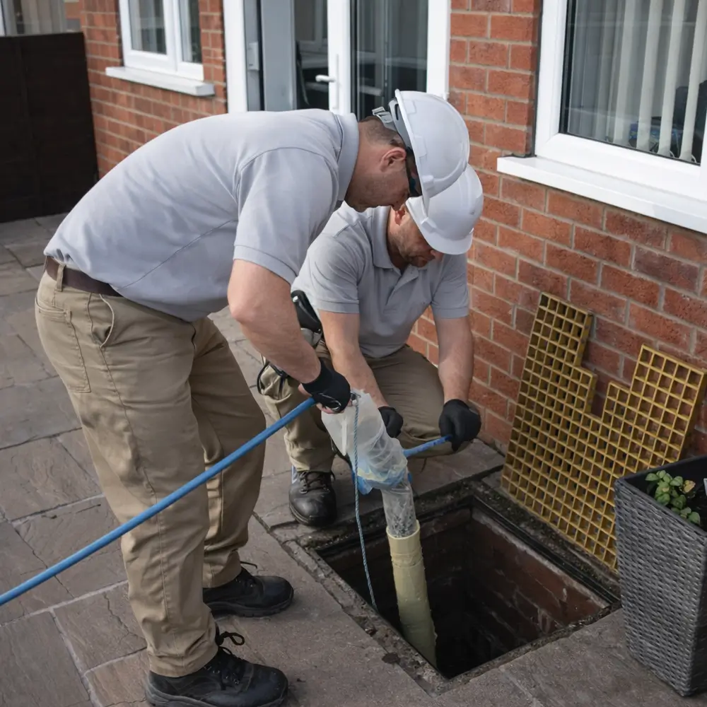 Blocked drain repair service in Molesey